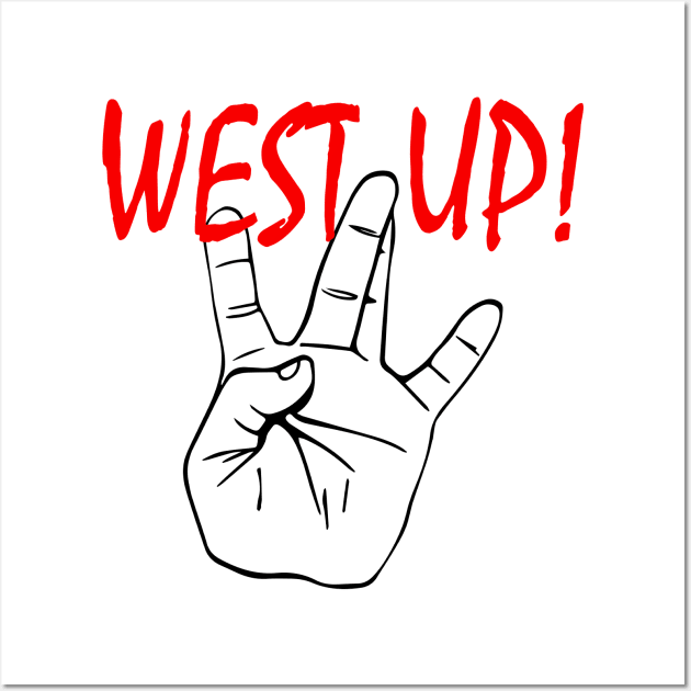 WS UP! Wall Art by undergroundART